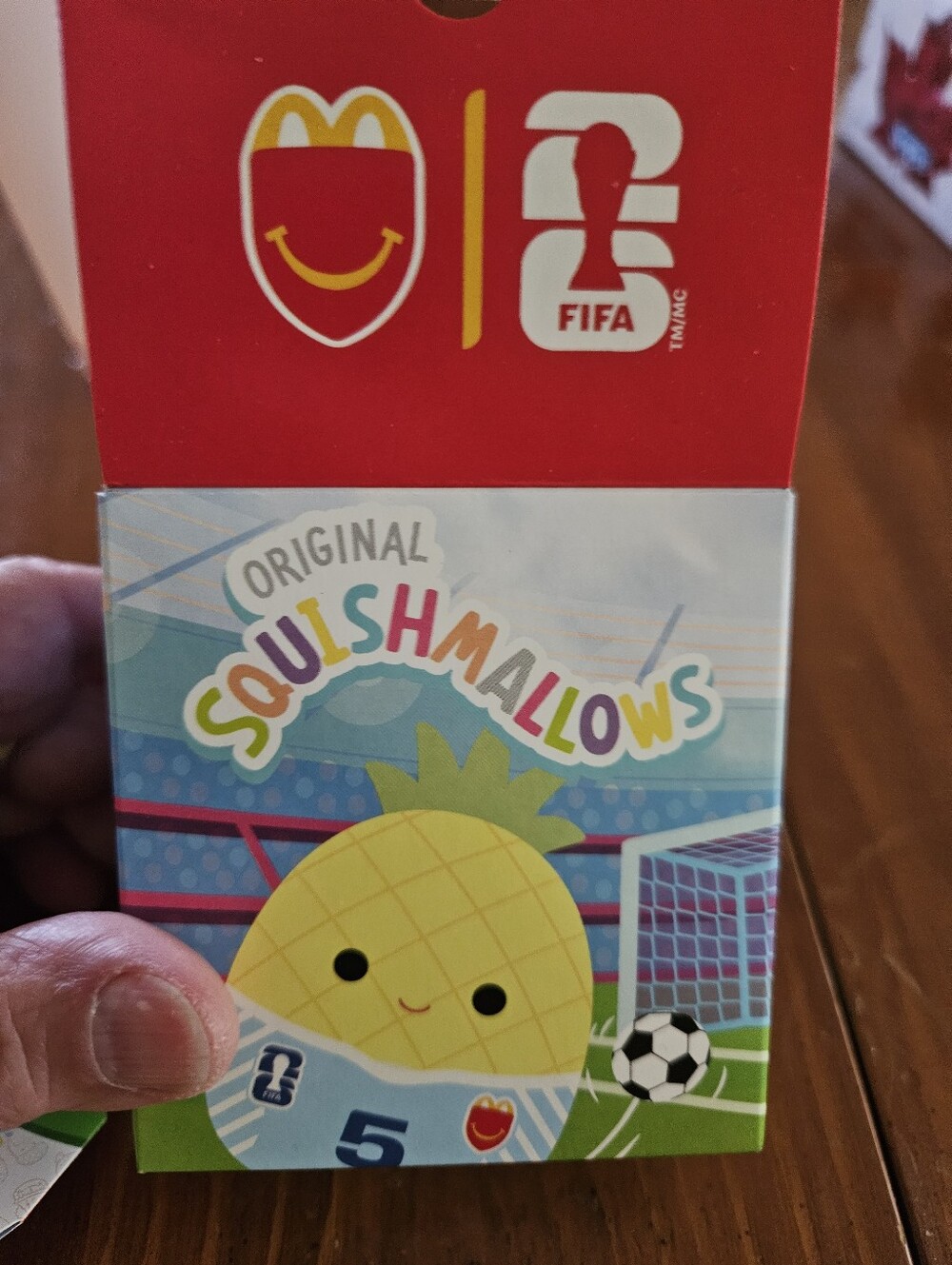 NIP Original Squishmallows Pineapple Fifa Squishmallow